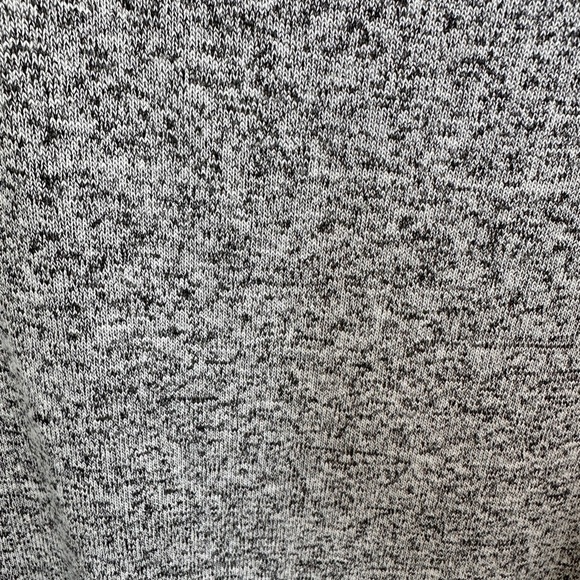 Loft Tiered Flutter Knit Dress Light Limestone Gray Sz Large - Picture 8 of 9